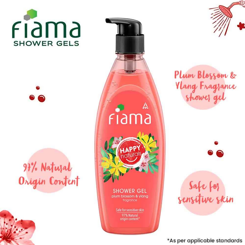 Fiama Happy Naturals Shower Gel With Blossom And Ylang - DrMediCart