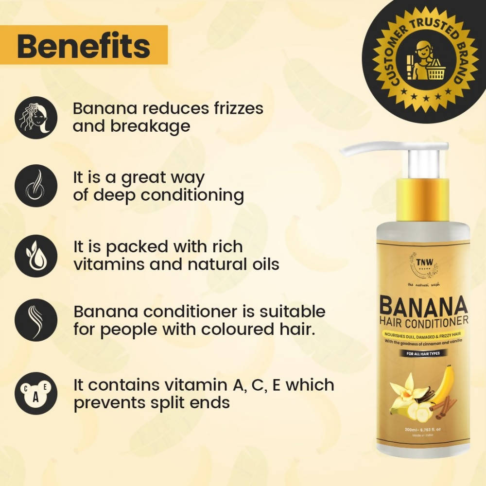 The Natural Wash Banana Hair Conditioner - Drmedicart