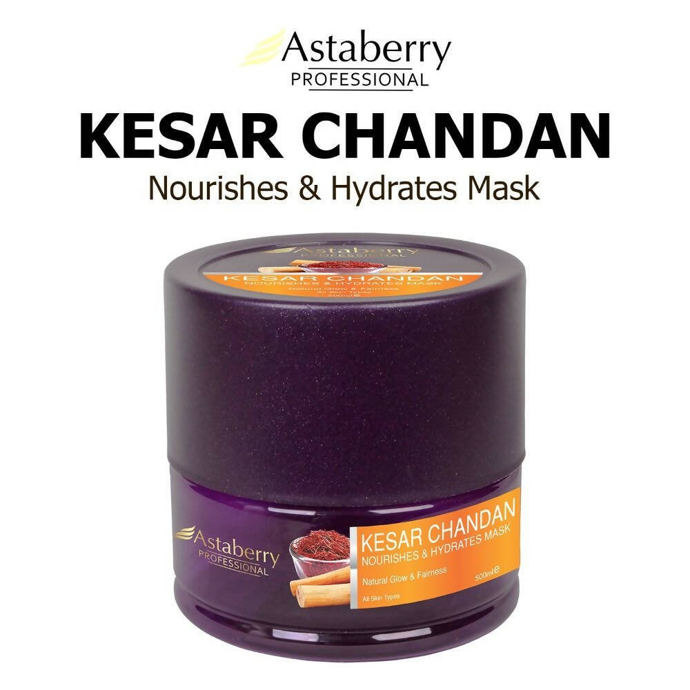 Astaberry Professional Kesar Chandan Face Mask - DrMediCart