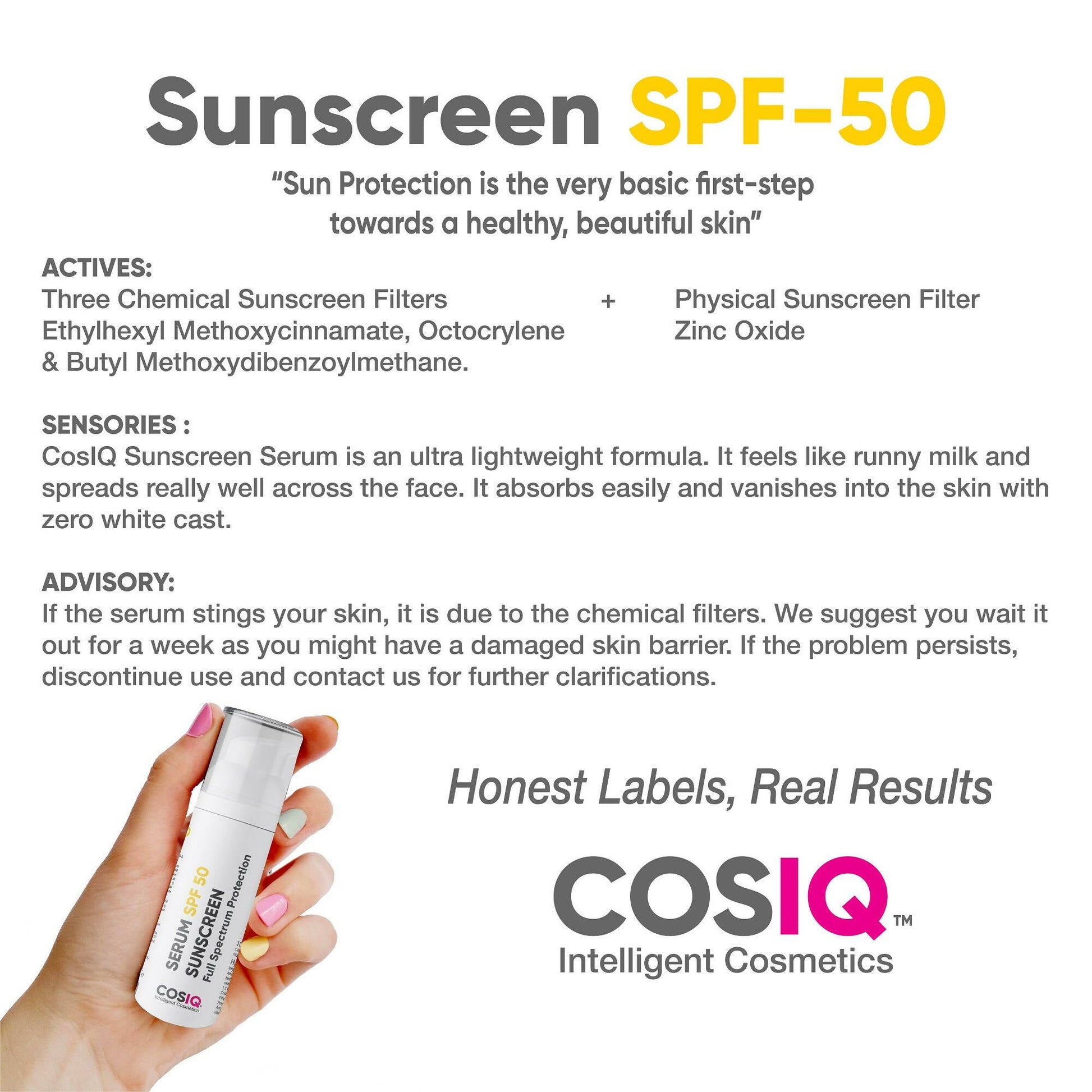 Cos-IQ Outdoor Sunscreen Serum SPF 50 PA++++