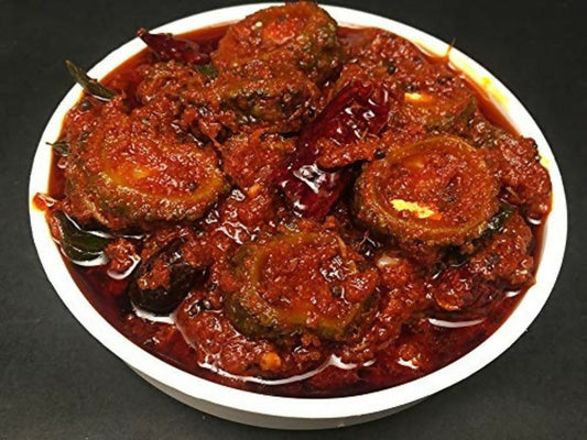 Buy konaseema Kakarakaya (Bitter Gourd) Pickle from DrMediCart, Ship from India to USA