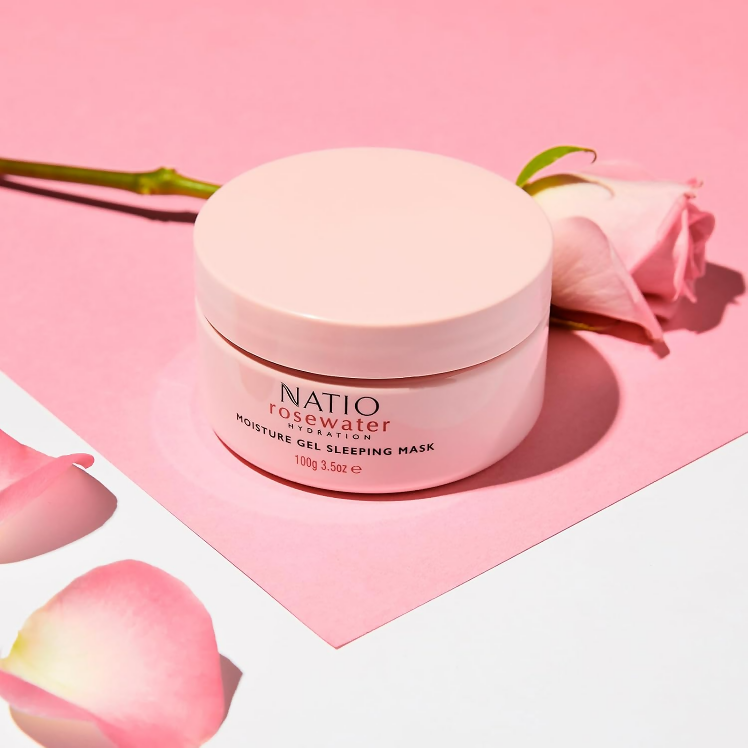 Natio Rosewater Hydration Moisture Gel Sleeping Mask