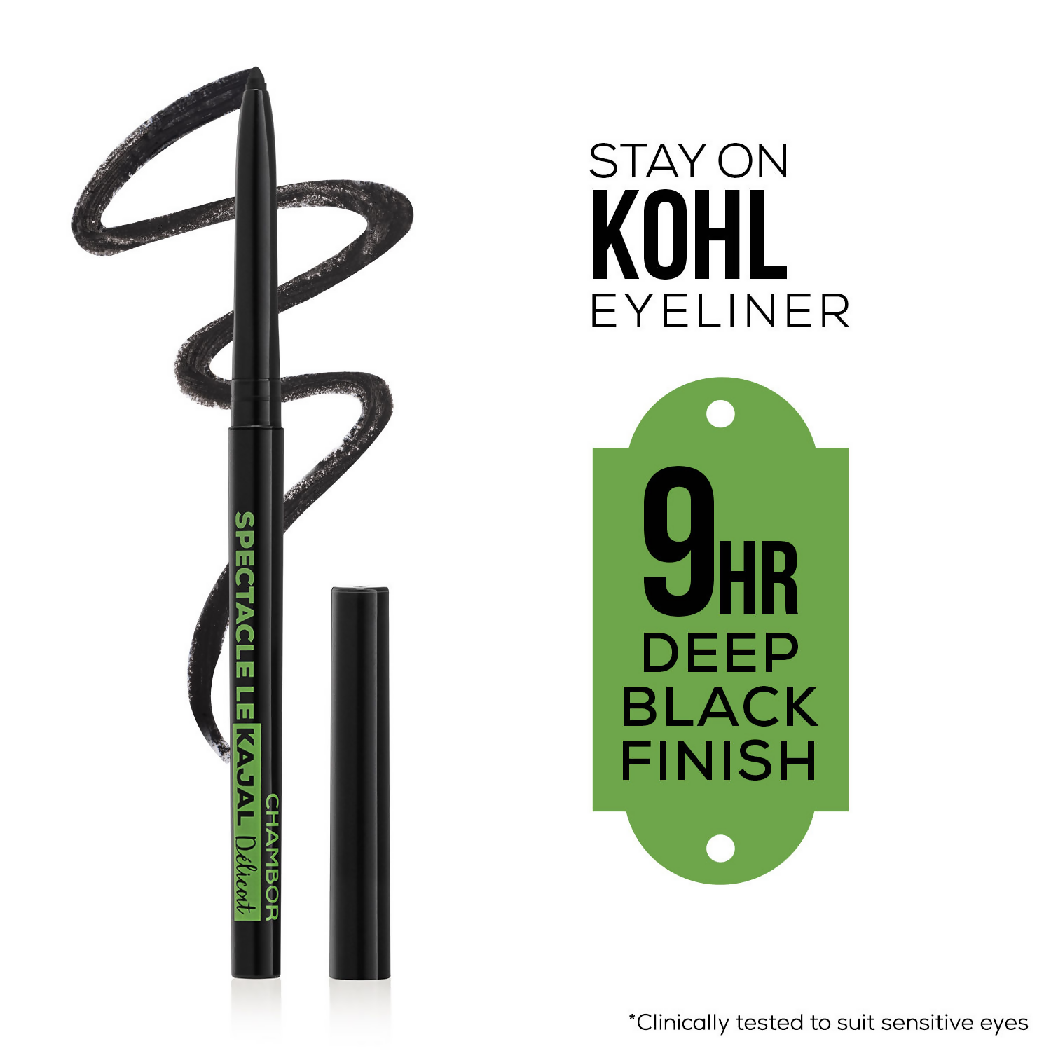 Chambor Spectacle Le Kajal Delicat Sensitive Stay on Kohl 9hr Waterproof