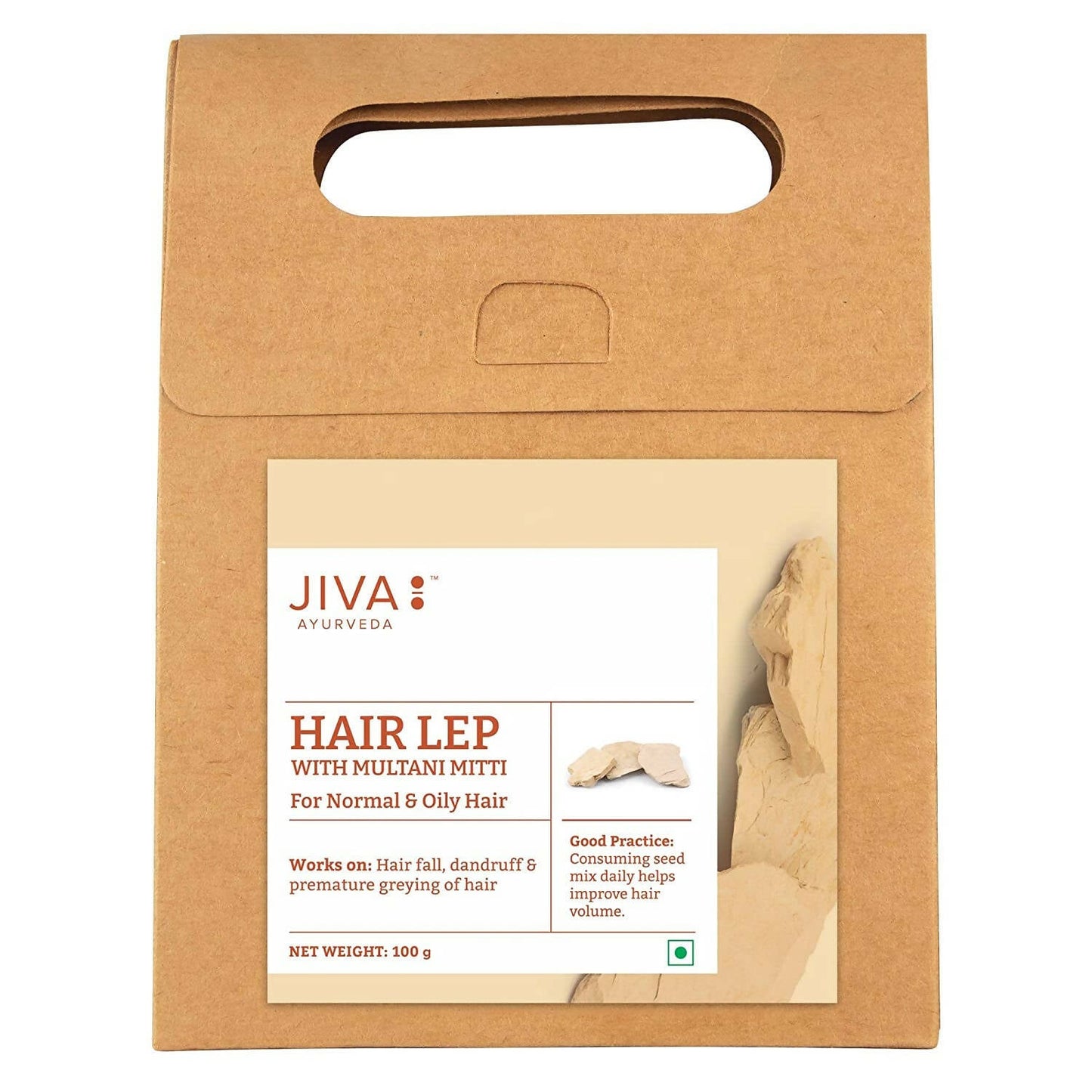 Jiva Ayurveda Hair Lep with Multani Mitti