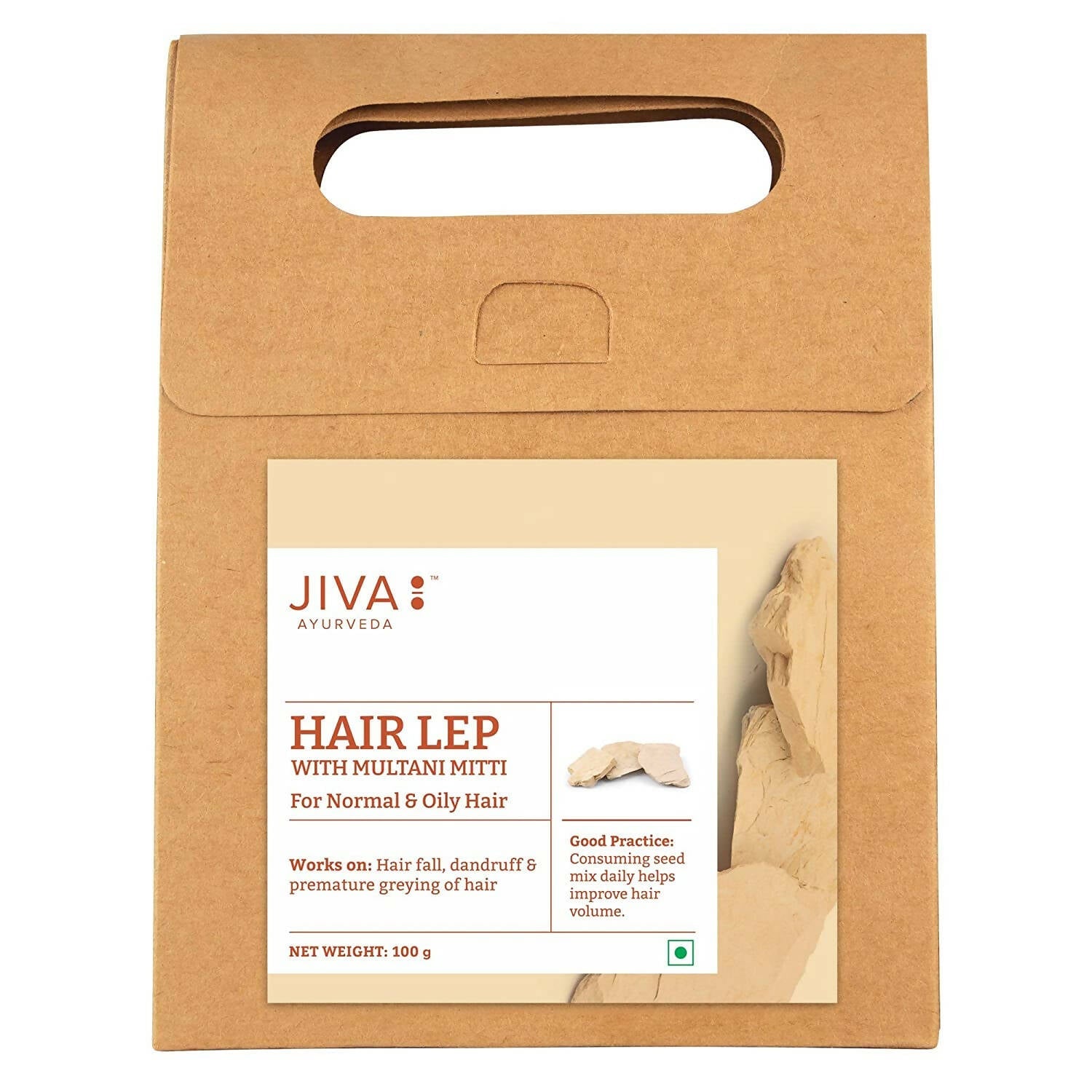 Jiva Ayurveda Hair Lep with Multani Mitti
