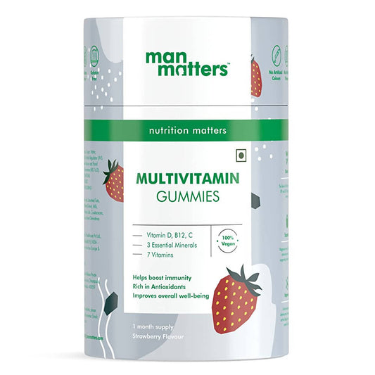 Buy Man Matters Multivitamin Gummies For Men - Strawberry Flavor from DrMediCart, Ship from India to USA
