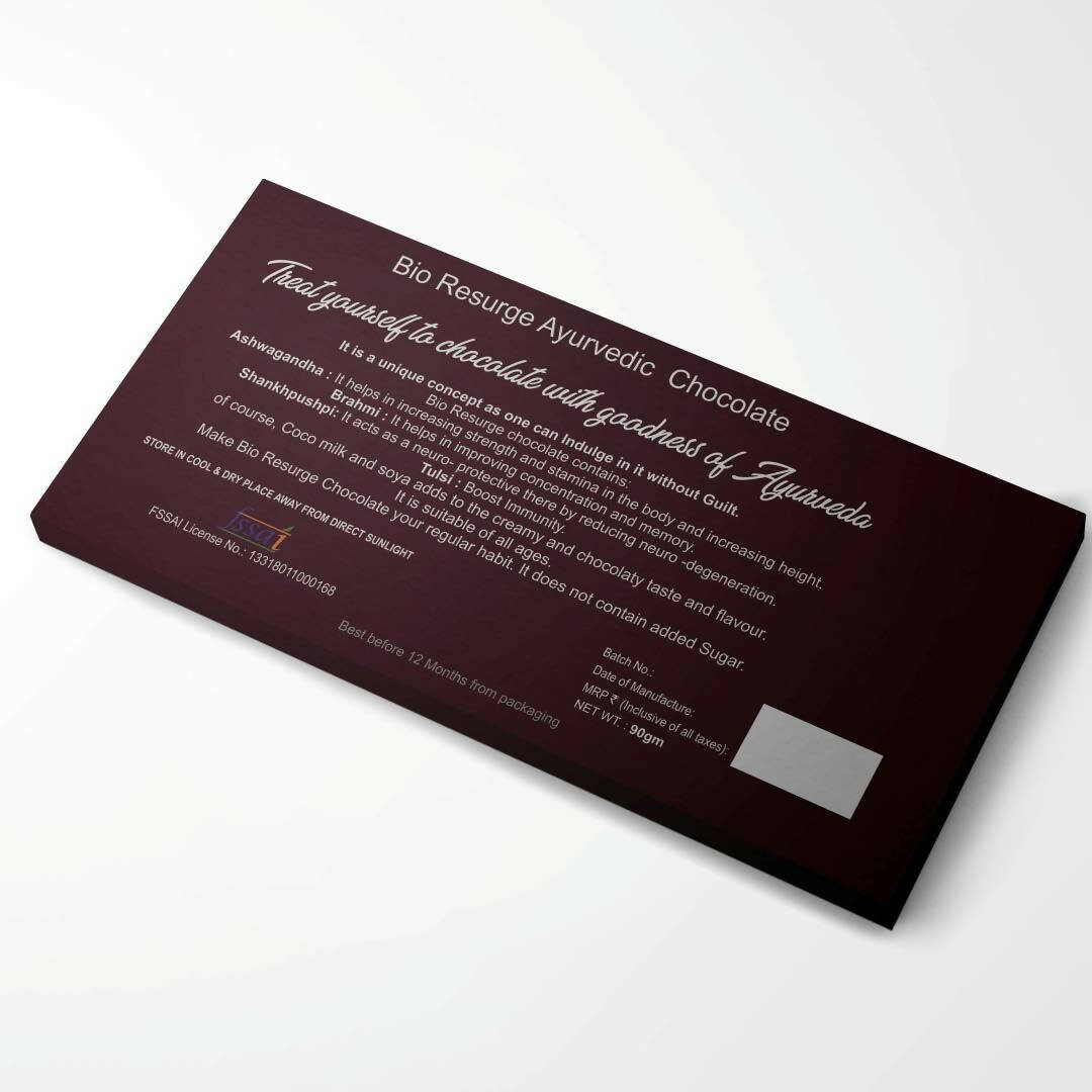 Bio Resurge Life Sugar-Free Ayurvedic Chocolate