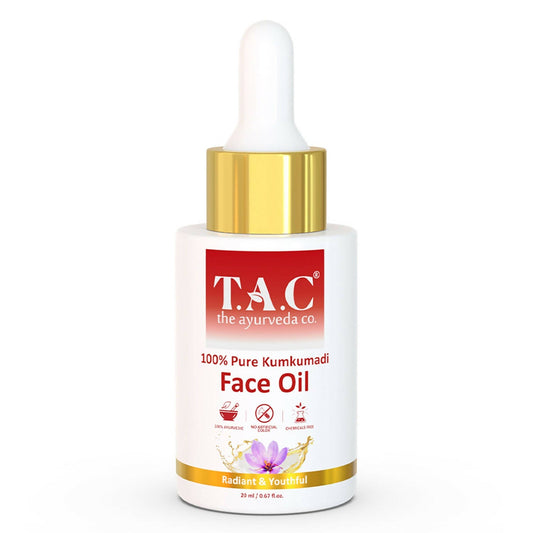 Buy TAC - The Ayurveda Co. 100% Pure Kumkumadi Tailam Face Oil For Glowing, Youthful & Radiant Skin from DrMediCart, Ship from India to USA