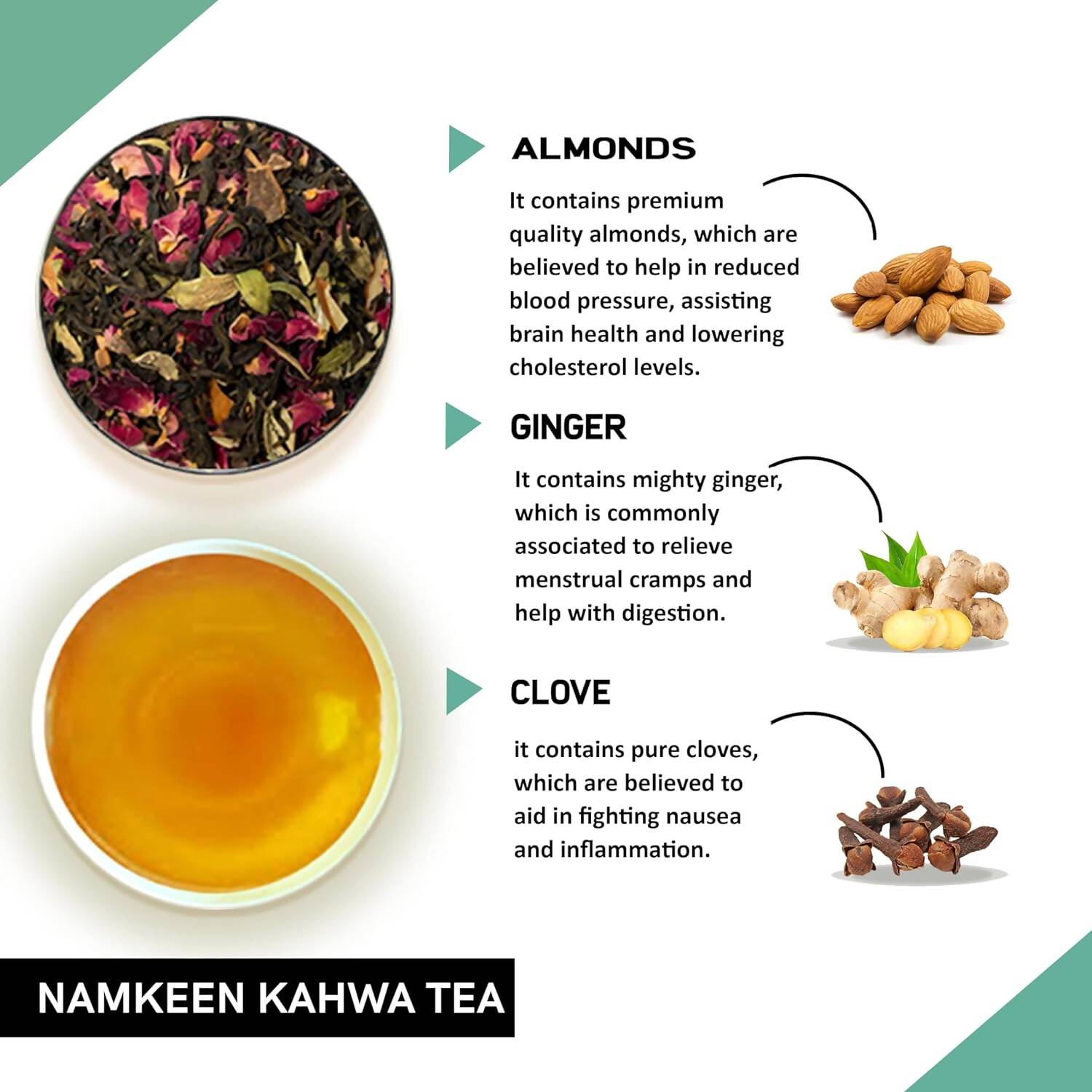 Teacurry Namkeen Kahwa Himalayan Pink Salt Tea Bags - Drmedicart