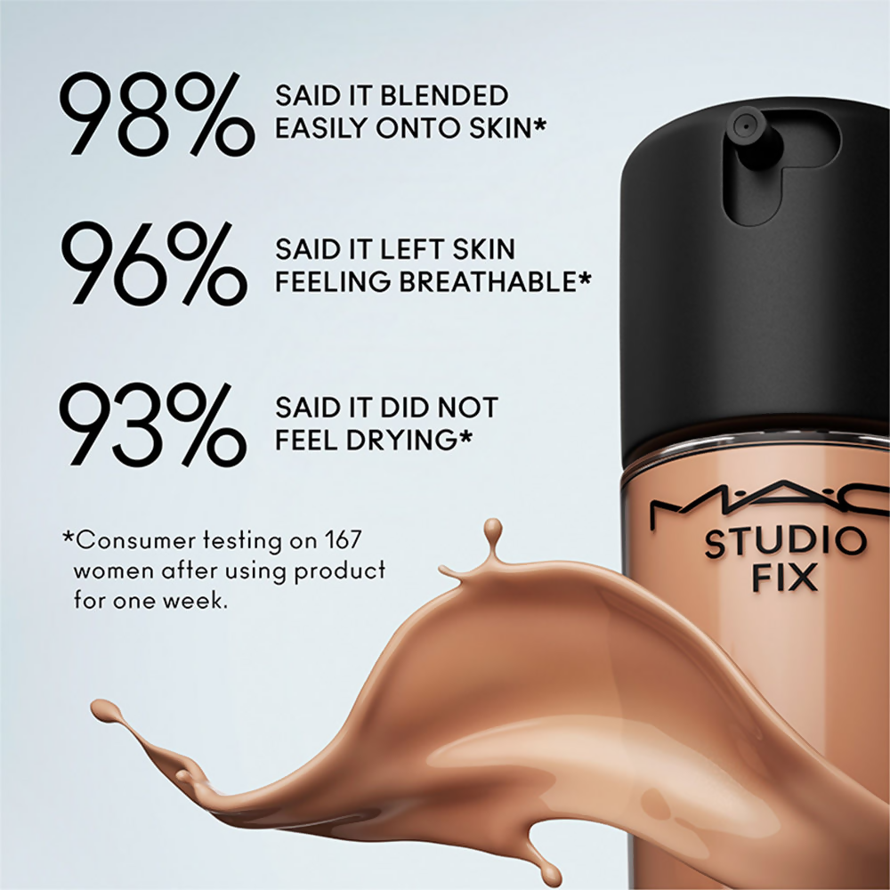 M.A.C Studio Fix Fluid SPF 15 Mini Soft Matte Foundation With Hyaluronic Acid - NC15