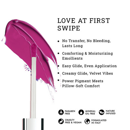 LOVETC Bold, Bliss, Etc Zero-Gravity Lip Creme - Gossip Session