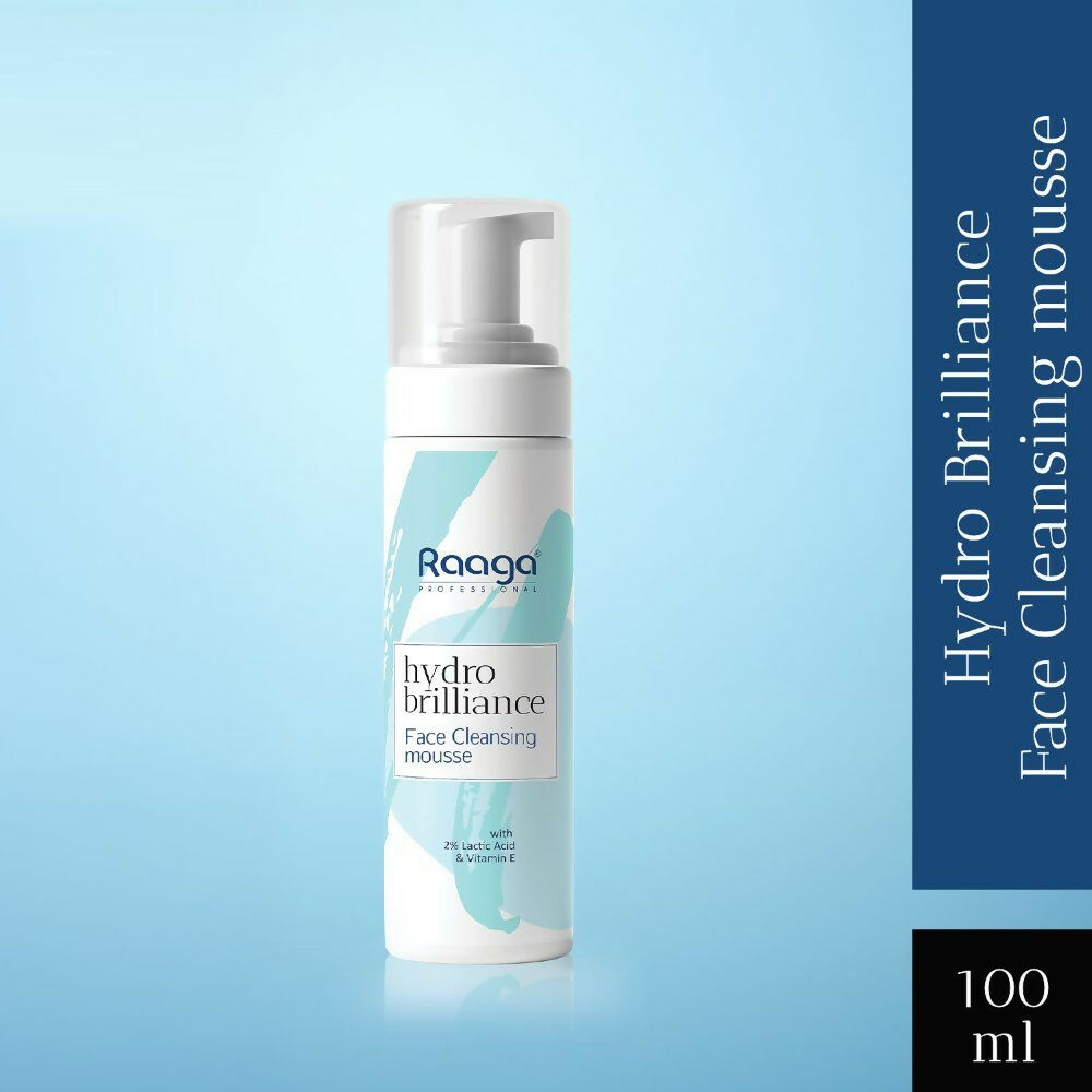 Raaga Professional Hydro Brilliance Face Cleansing Mousse With 2% Lactic Acid & Vitamin E