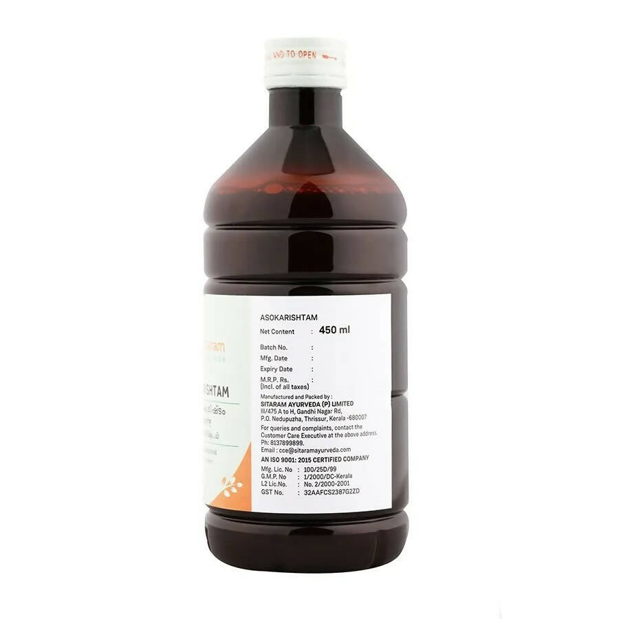 Buy Sitaram Ayurveda Asokarishtam from DrMediCart, Ship from India to USA