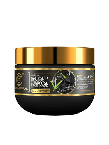 Khadi Natural Activated Bamboo Charcoal Face Mask