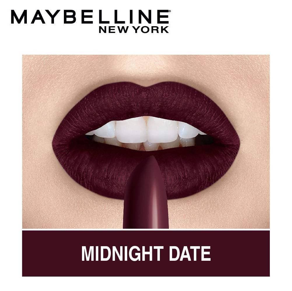 Maybelline New York Color Sensational Creamy Matte Lipstick/903 Midnight Date - DrMediCart