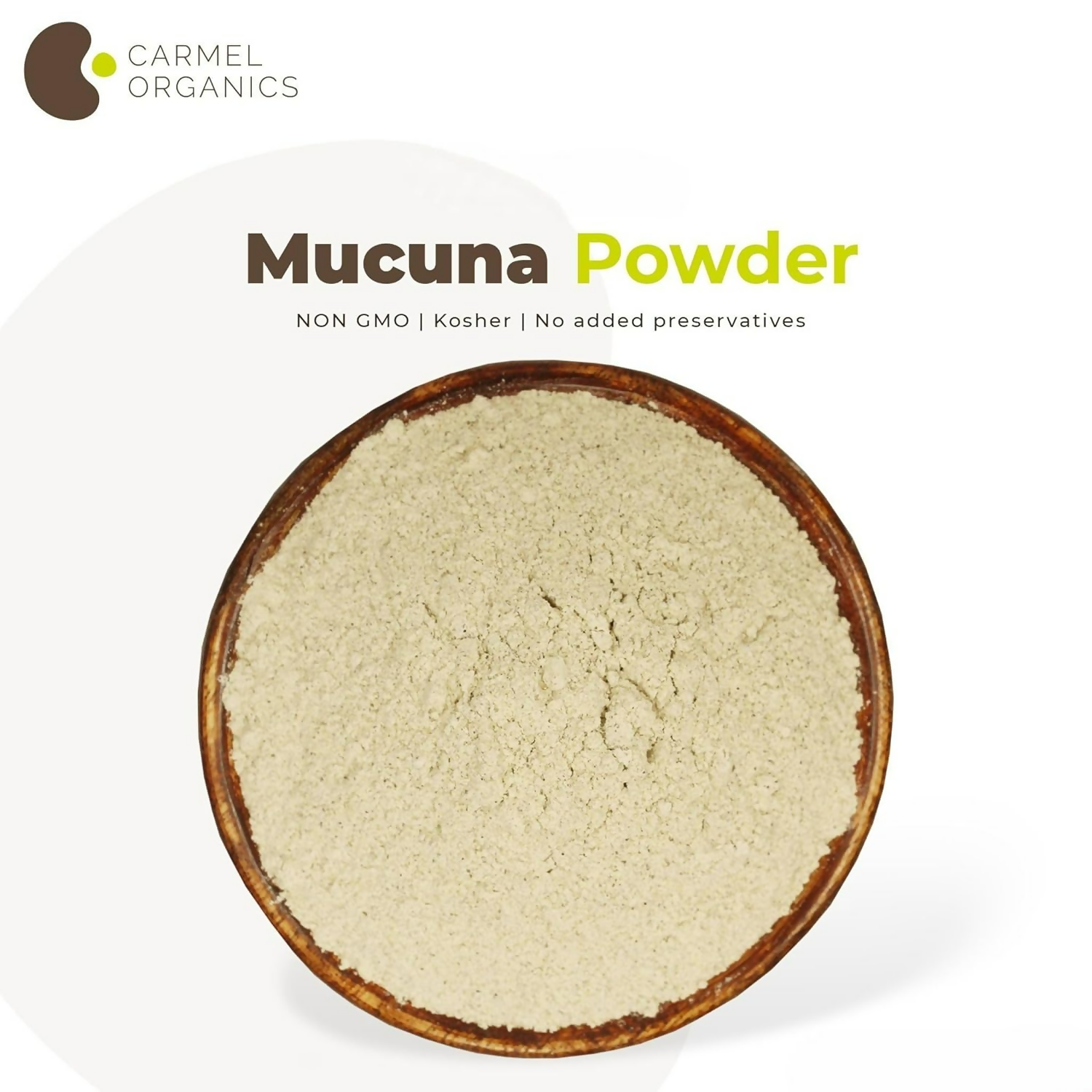Carmel Organics Mucuna (Kapikacchu) White Seed Powder