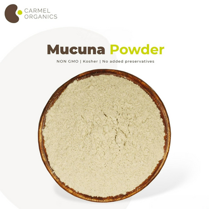 Carmel Organics Mucuna (Kapikacchu) White Seed Powder