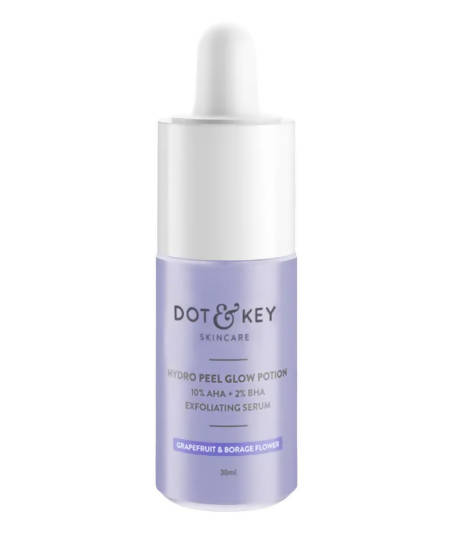 Buy Dot & Key Hydro Peel Glow Potion 10% AHA + 2% BHA Exfoliating Serum from DrMediCart, Ship from India to USA