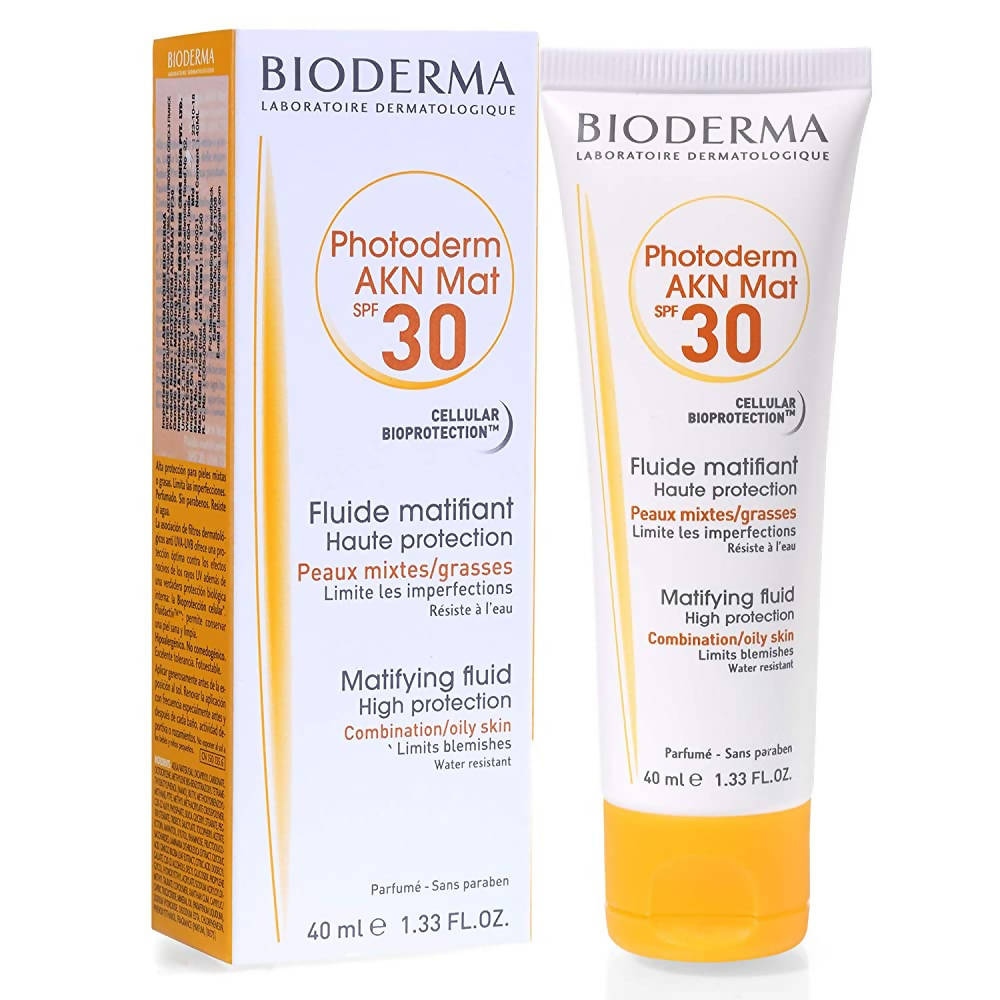Bioderma Photoderm AKN Mat Sunscreen SPF 30 PA++++ For Acne Prone Skin