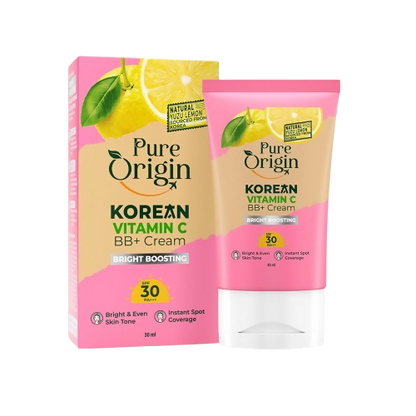 Pure Origin Korean Vitamin C Bright Boosting BB+ Cream Natural Bb Face Cream