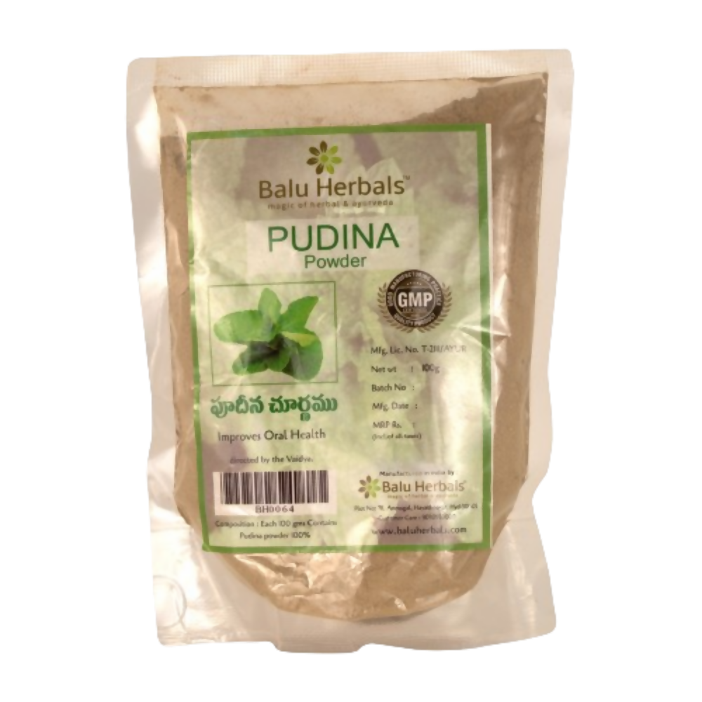 Balu Herbals Mint Leaves (Pudina) powder