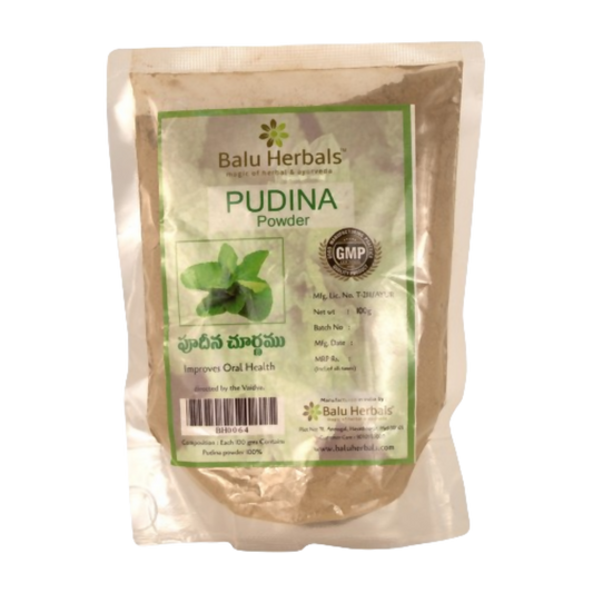 Balu Herbals Mint Leaves (Pudina) powder