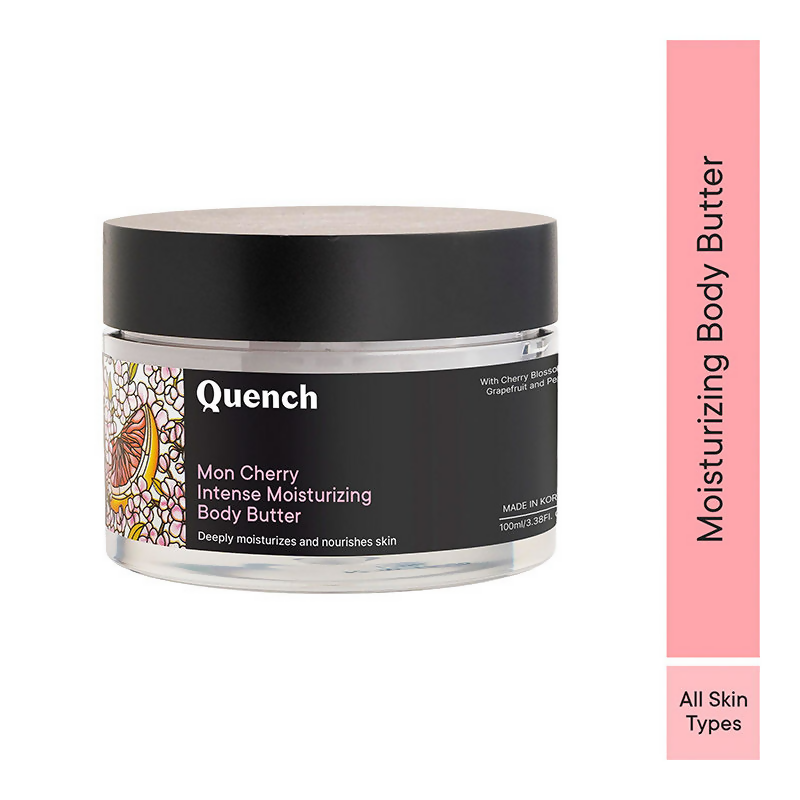 Quench Moisturizing Body Butter with Cherry Blossom Repairs Dry Damaged Skin