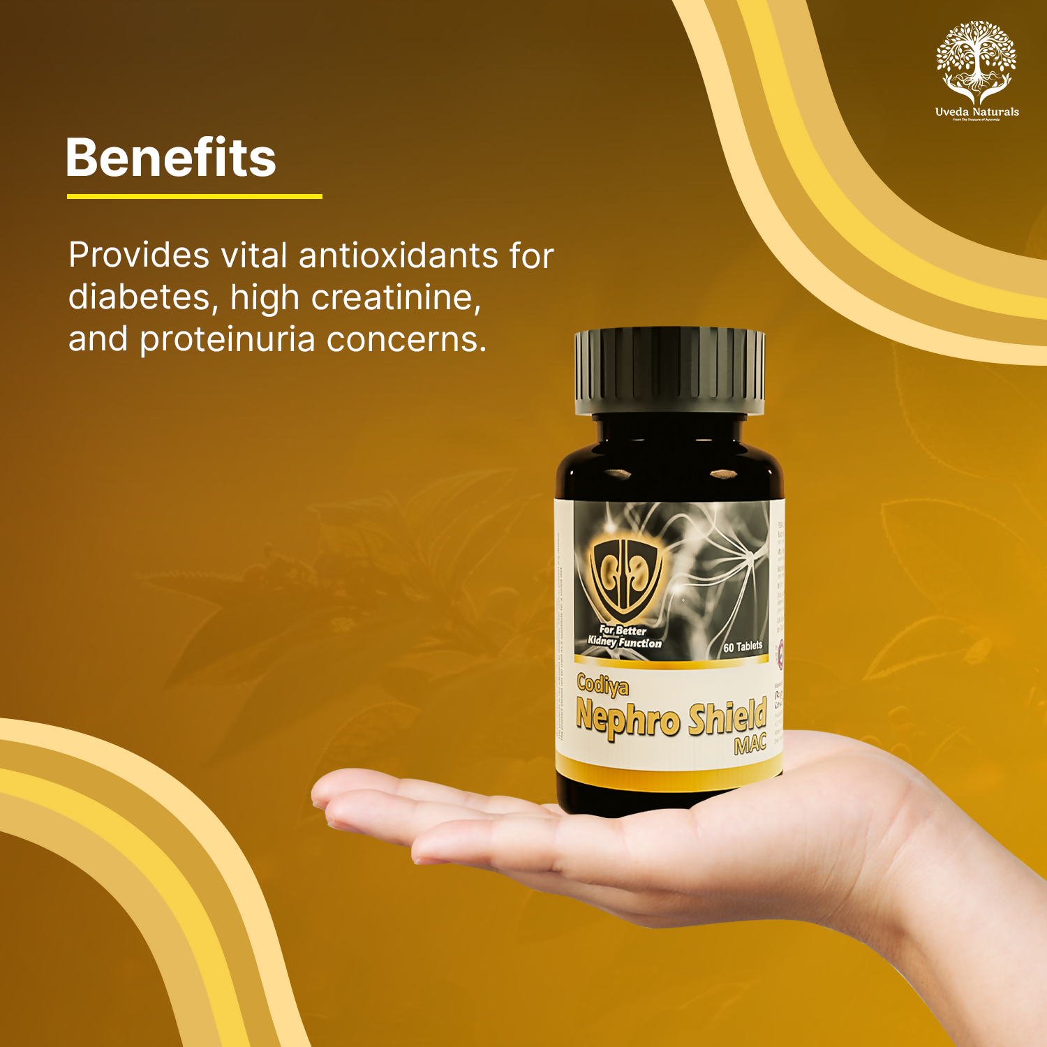 Uveda Naturals Codiya Nephroshield Mac Tablets