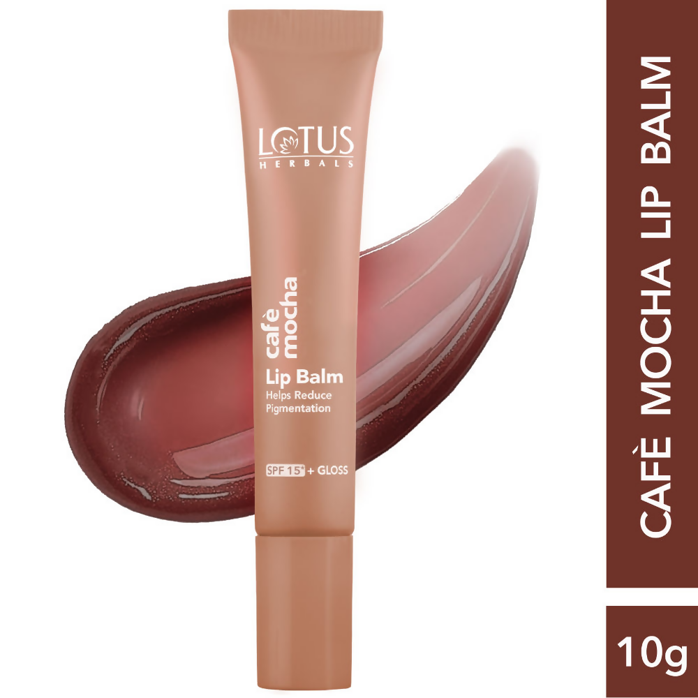 Lotus Herbals Lip Balm With SPF 15 - Cafe Mocha