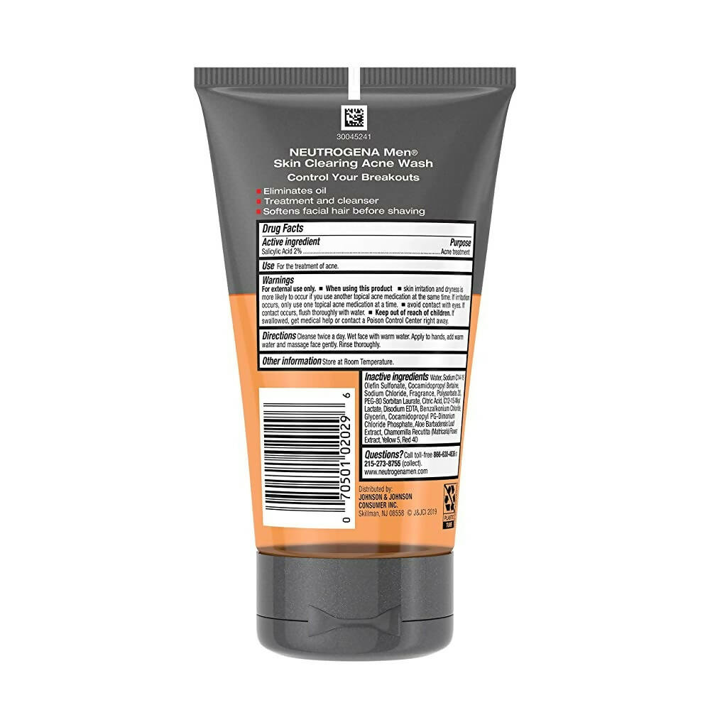 Neutrogena Men's Skin Clearing Acne Wash - DrMediCart