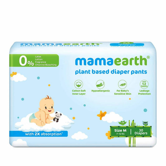 Buy Mamaearth Plant-Based Diaper Pants 30 Diapers from DrMediCart, Ship from India to USA