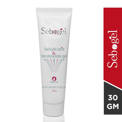 Sebogel Salicylic Acid & Nicotinamide Gel for Pimples and Oily Skin