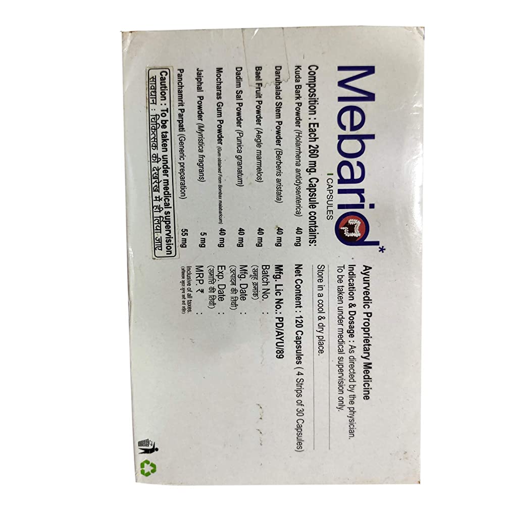 SG Phyto Pharma Mebarid Capsules