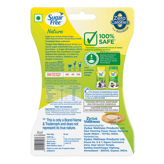 Buy Sugar Free Natura - Sweet Drops from DrMediCart, Ship from India to USA