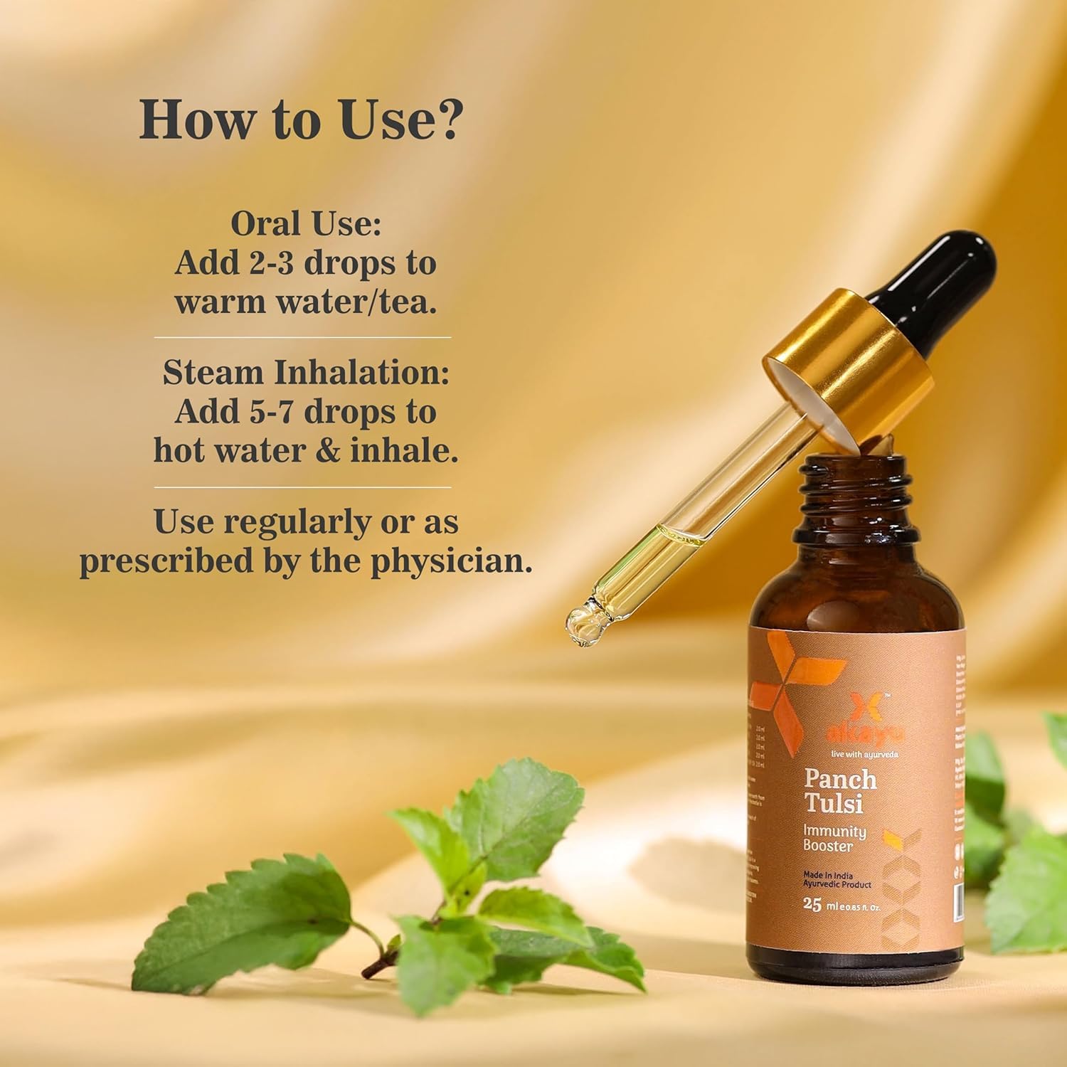 Ashpveda Panch Tulsi Oil