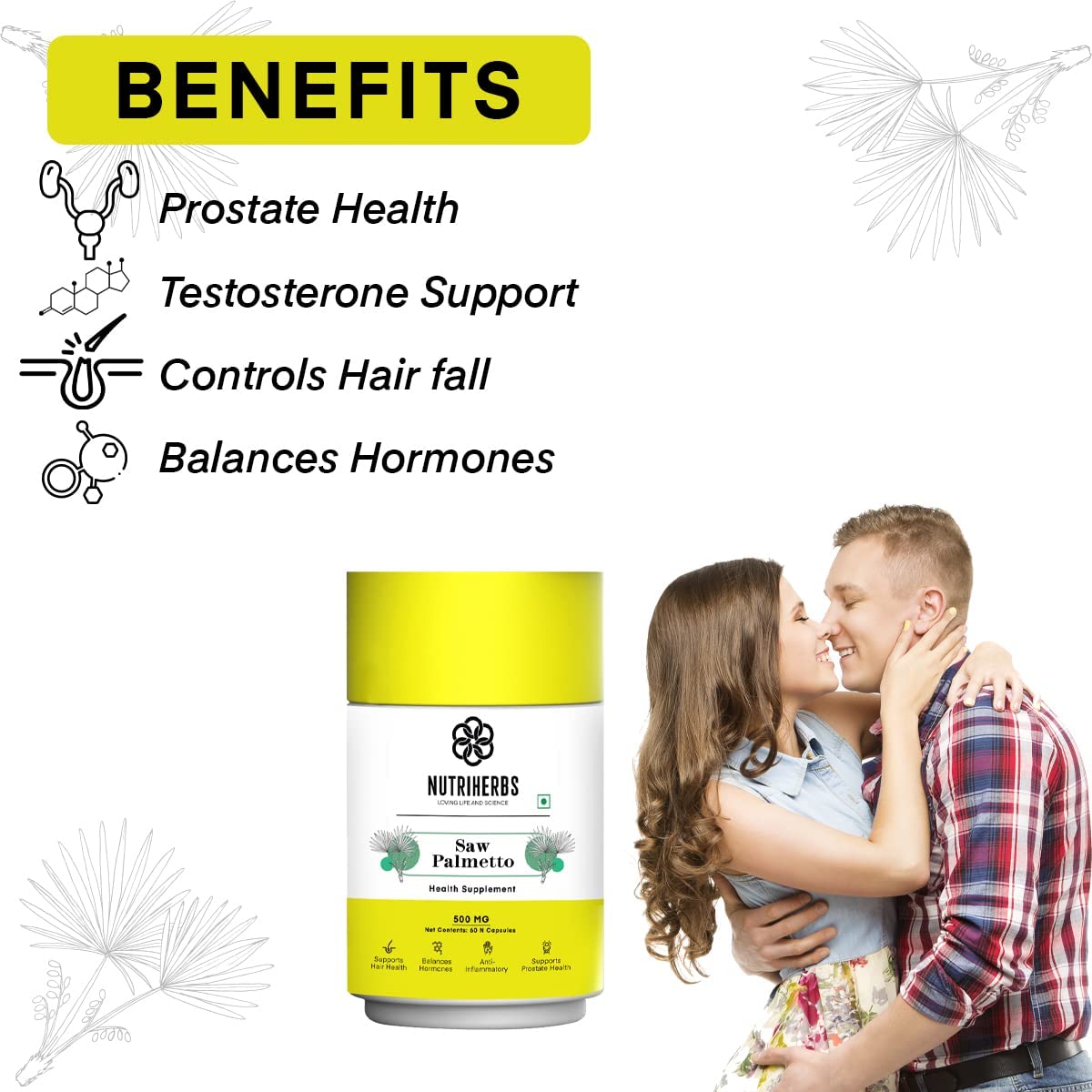 Nutriherbs Saw Palmetto 450mg Capsules