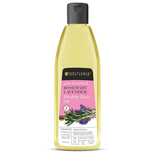 Buy Soulflower Pure & Natural Rosemary Lavender Healthy Hair Oil from DrMediCart, Ship from India to USA