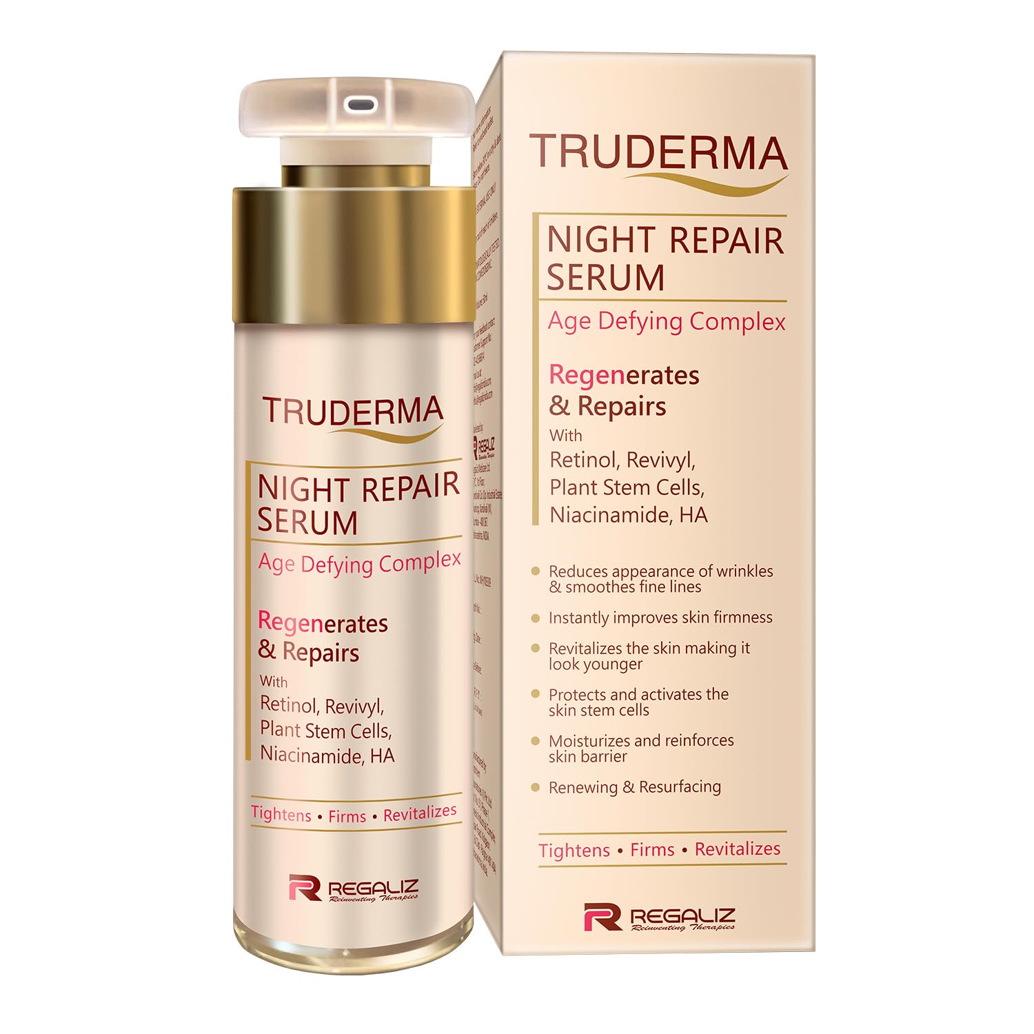 Truderma Regen Night Repair Serum For Skin Ageing