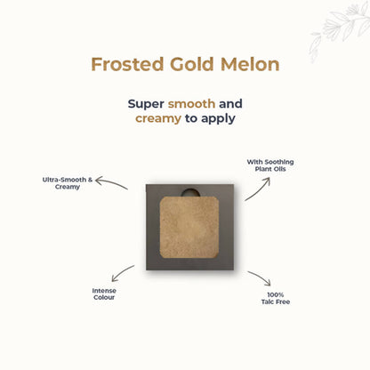 Disguise Satin Smooth Eyeshadow Squares - Frosted Gold Melon 202