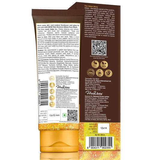 Buy Wow Skin Science Ubtan Face Wash from DrMediCart, Ship from India to USA