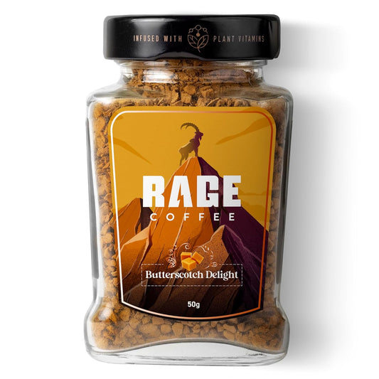 Buy Rage Coffee Butterscotch Delight Instant Coffee from DrMediCart