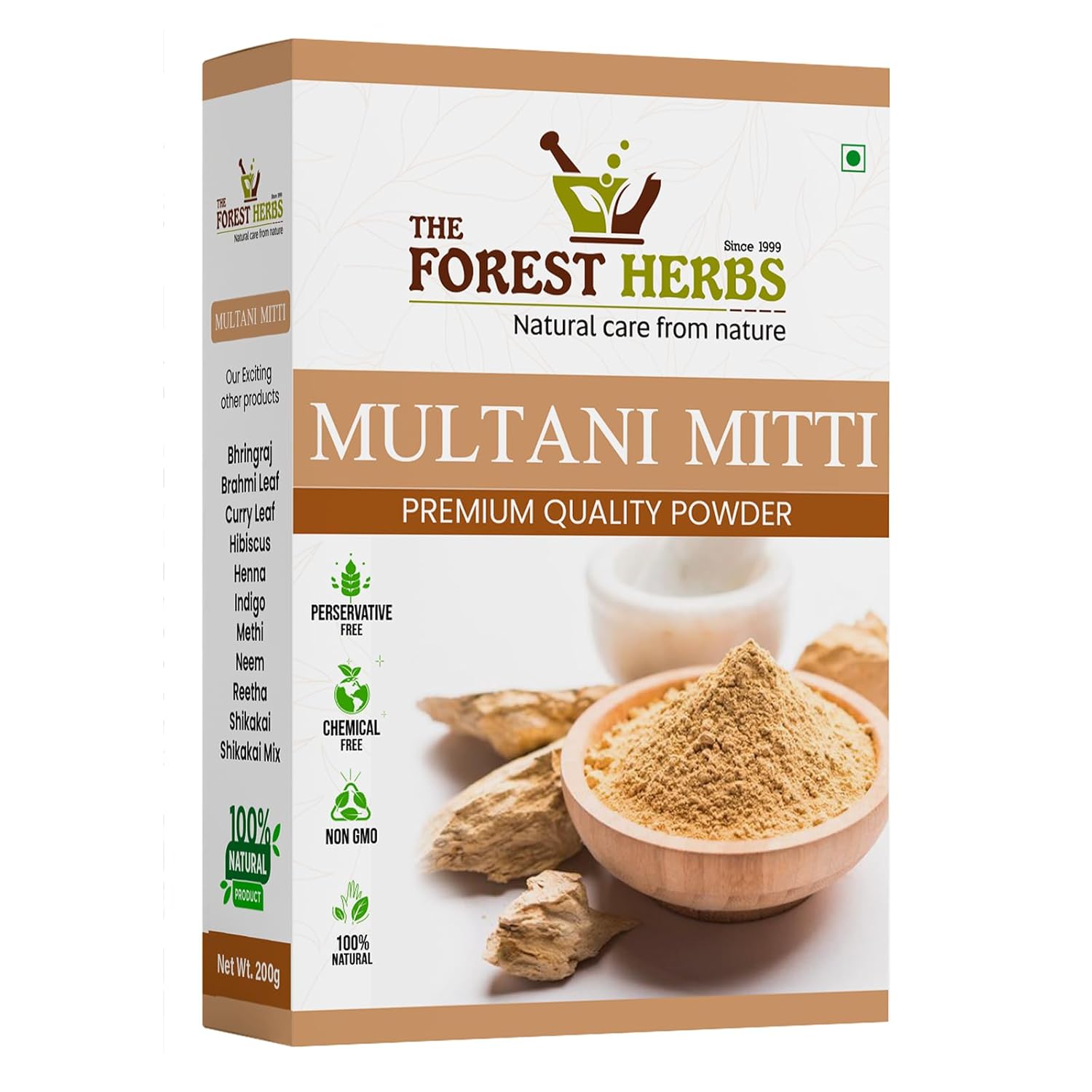 Forest Herbs Multani Mitti Face Care Powder