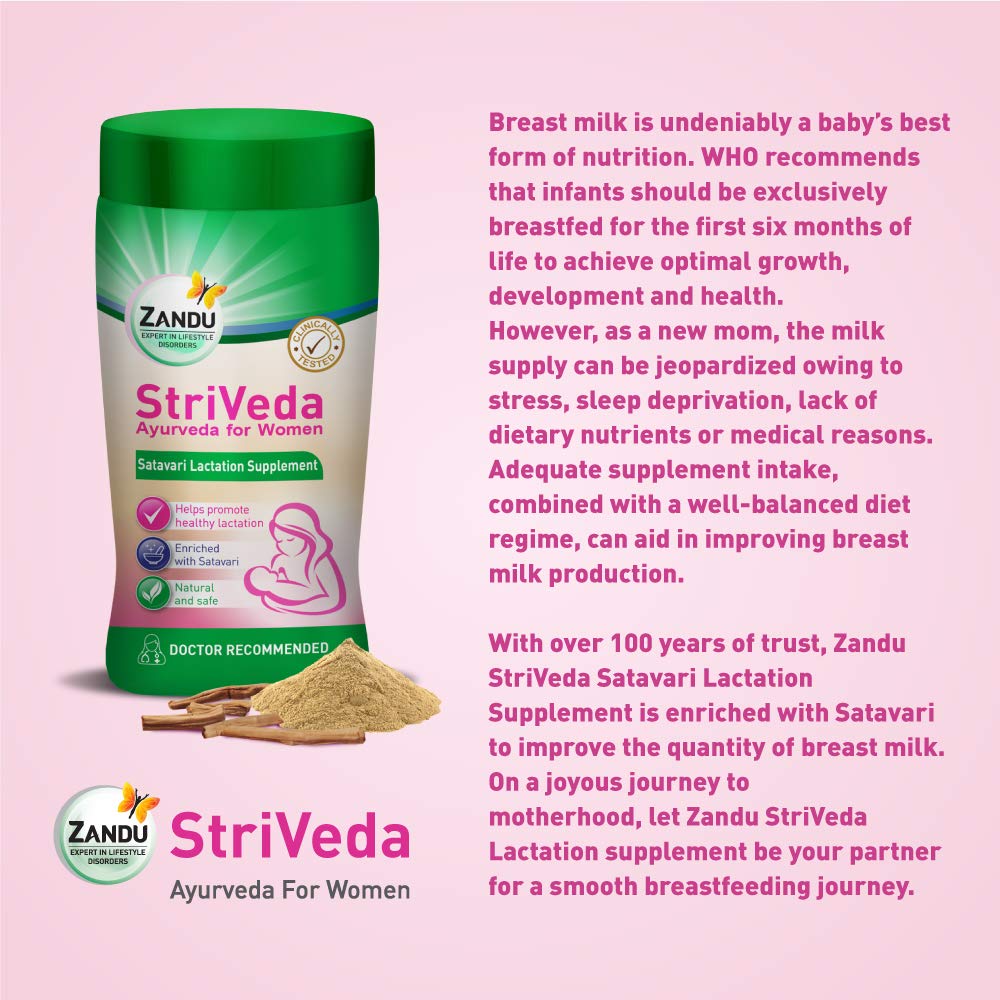 Zandu StriVeda Satavari Lactation Supplement - Drmedicart