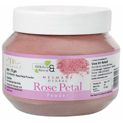 Buy Mesmara Herbal Rose petal powder 75g from DrMediCart, Ship from India to USA