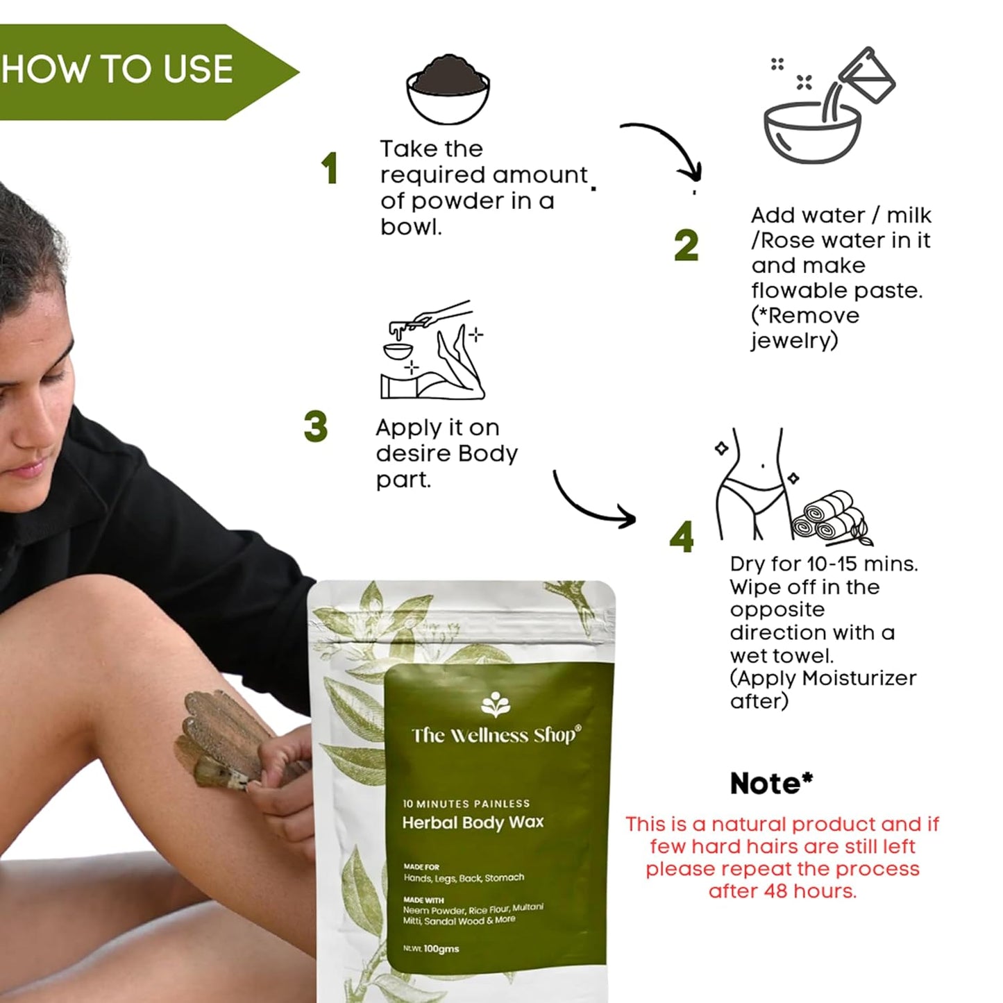 The Wellness Shop Hair Removal Powder