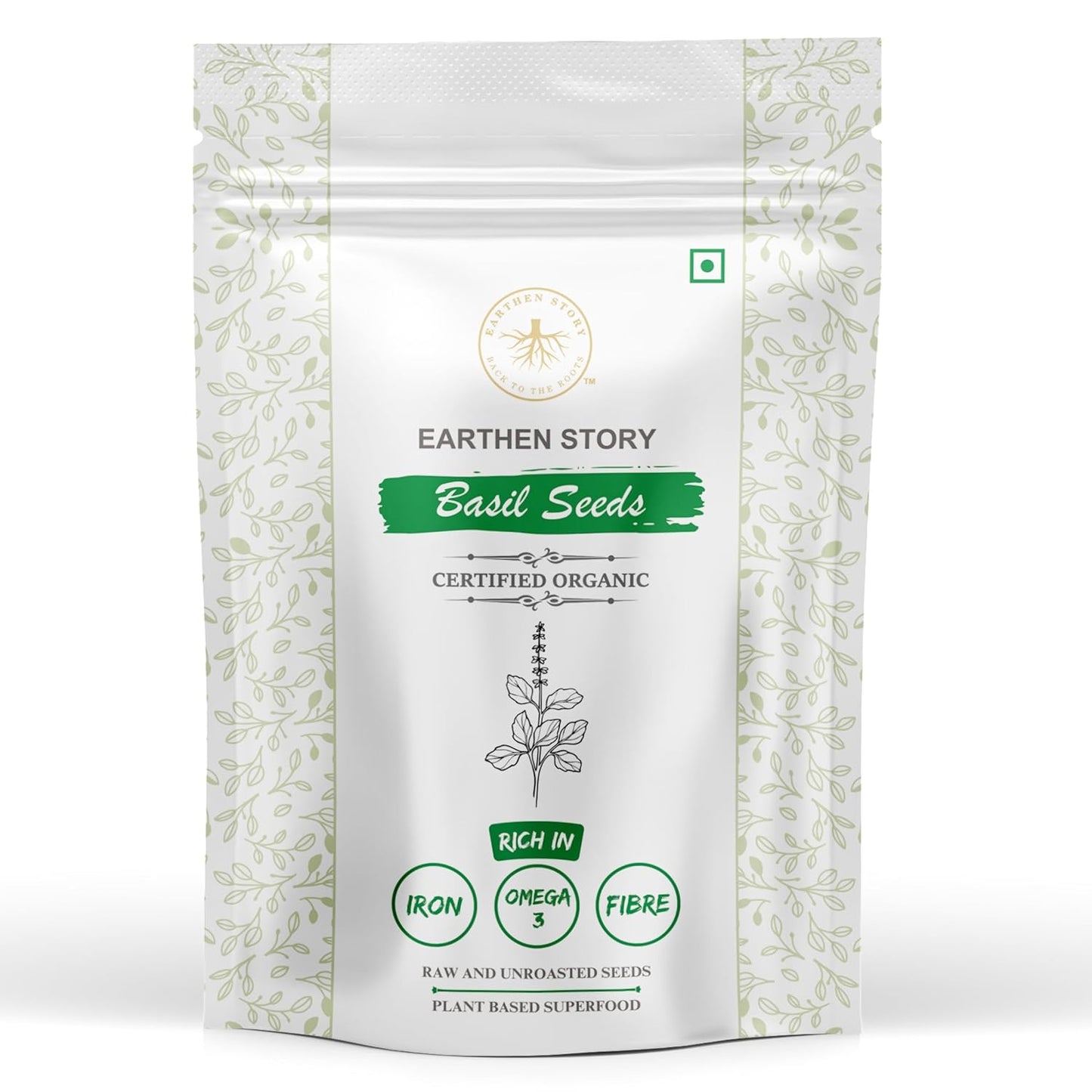 Earthen Story Certified Organic Sabja Seeds