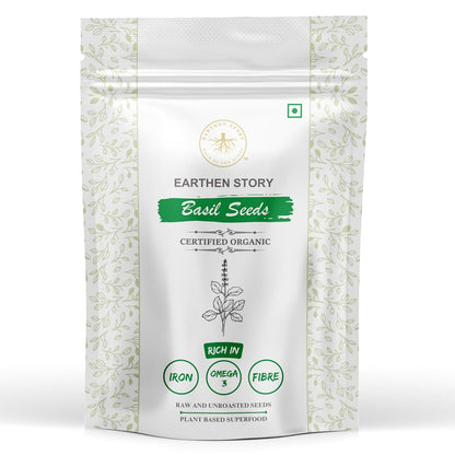 Earthen Story Certified Organic Sabja Seeds