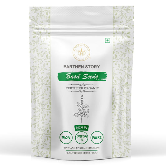 Earthen Story Certified Organic Sabja Seeds
