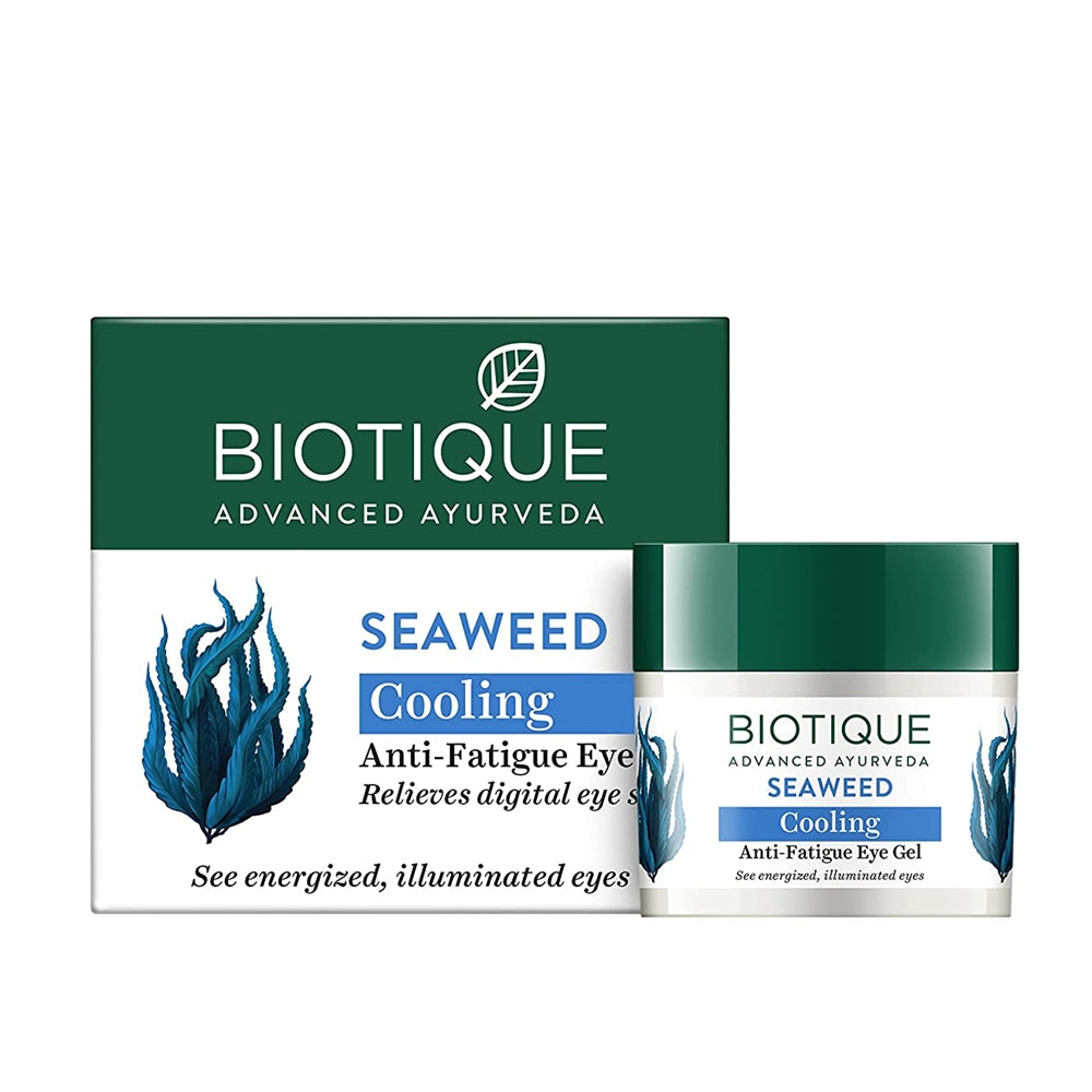 Buy Biotique Advanced Ayurveda Bio SeaWeed Revitalizing Anti Fatigue Eye Gel from DrMediCart, Ship from India to USA
