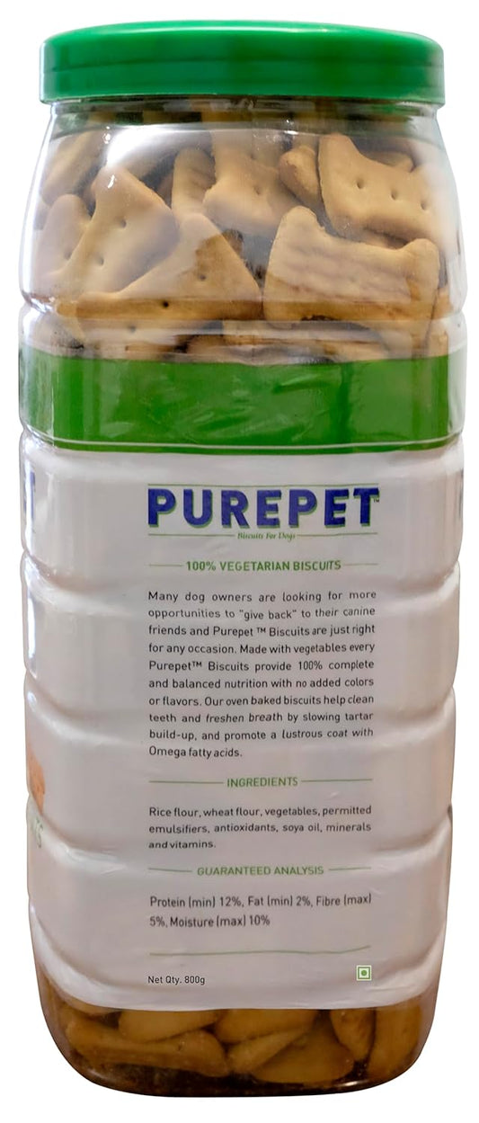 Purepet Vegetarian Biscuits - Jar